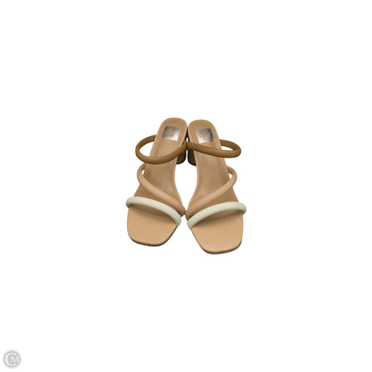 Sandals Heels Block By Dolce Vita In Tan, Size: 8.5