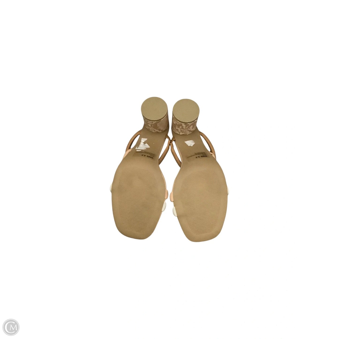 Sandals Heels Block By Dolce Vita In Tan, Size: 8.5