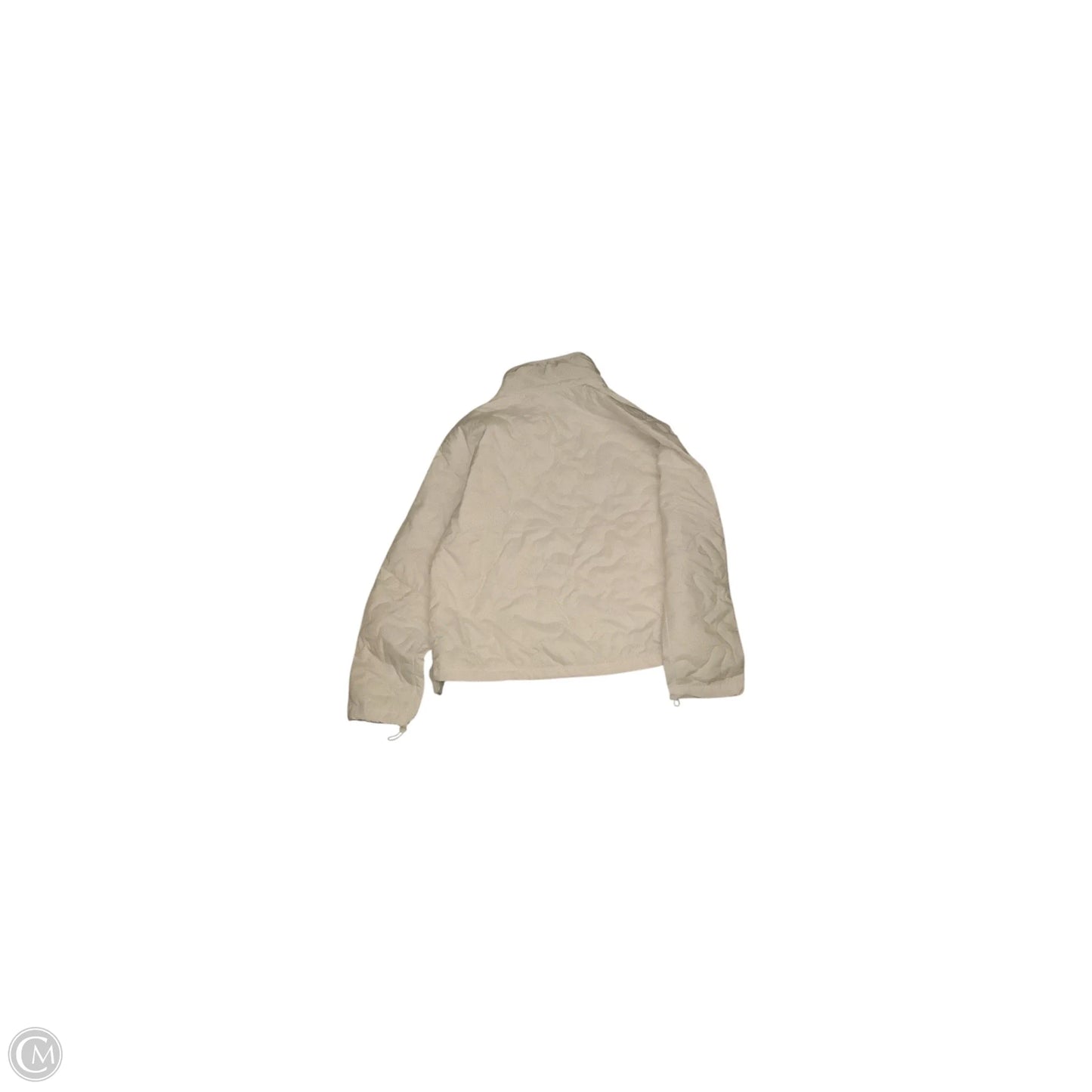 Jacket Puffer & Quilted By Layer 8 In White, Size: M