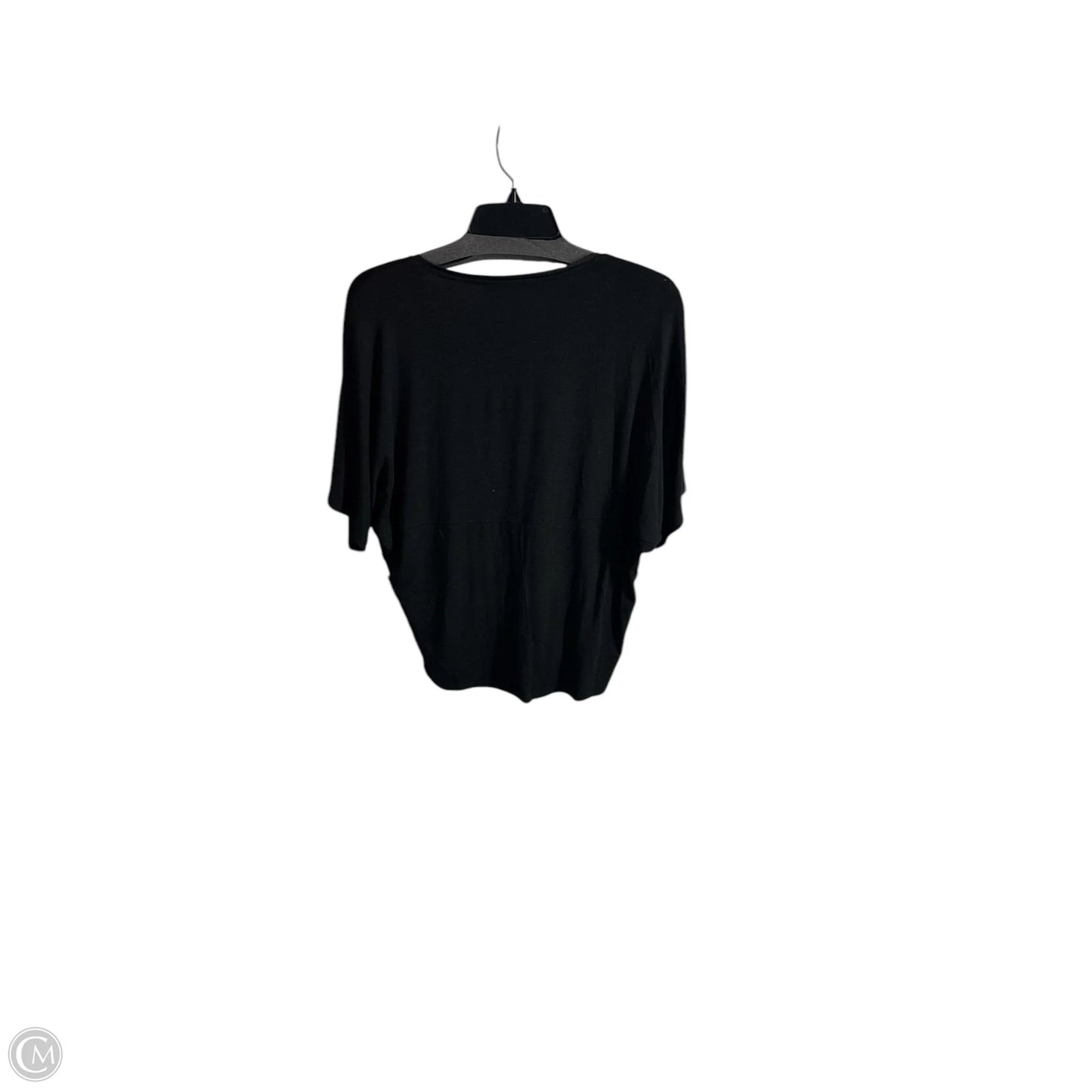 Top Short Sleeve Basic By White House Black Market In Black, Size: Xxs