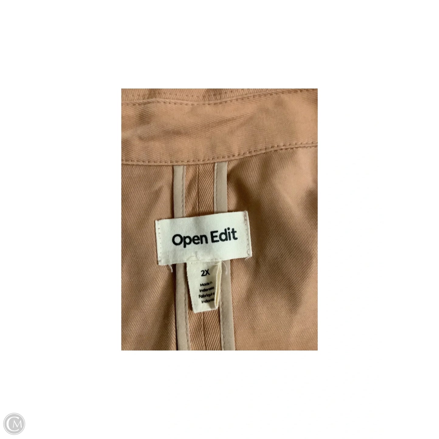 Blazer By Open Edit In Orange, Size: 2x