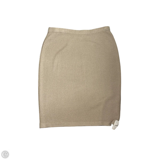 Skirt Designer By St John Collection In Tan, Size: 16