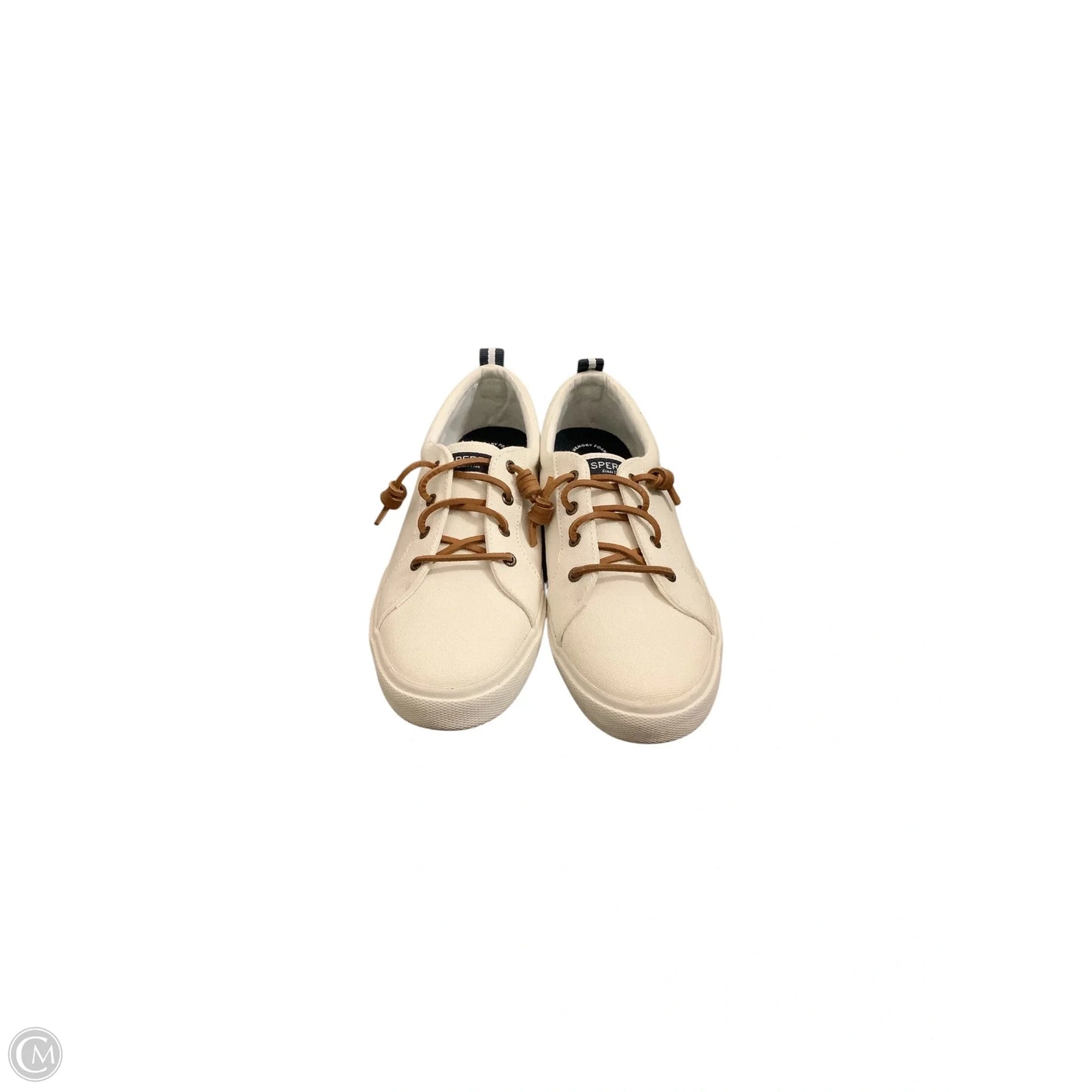 Shoes Sneakers By Sperry In Cream, Size: 10