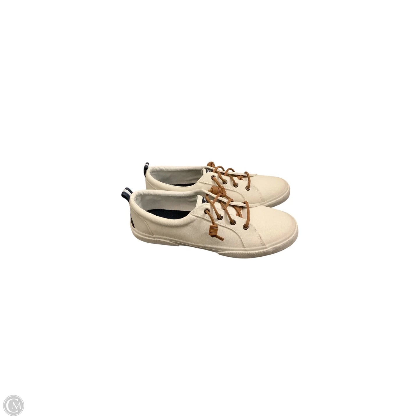 Shoes Sneakers By Sperry In Cream, Size: 10