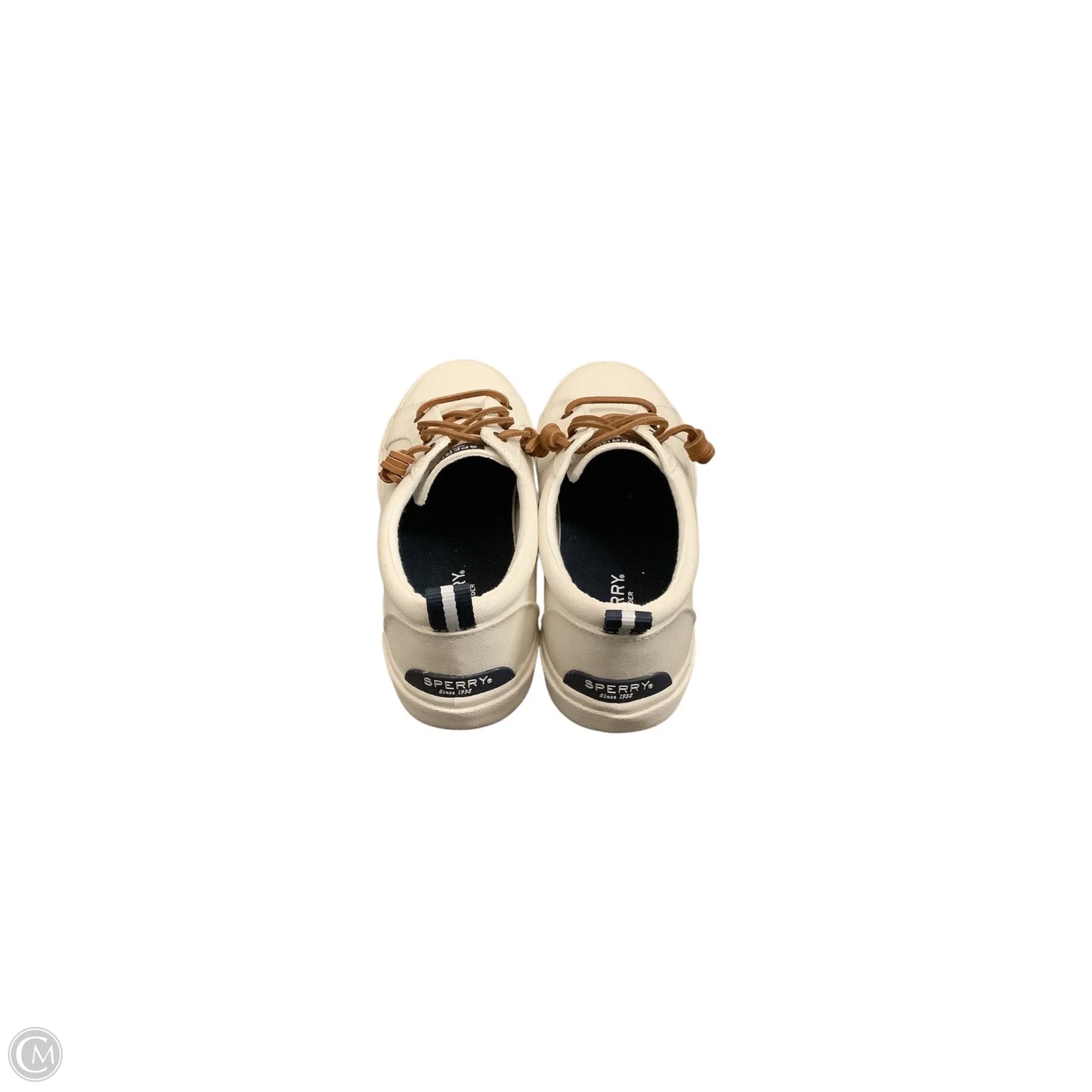 Shoes Sneakers By Sperry In Cream, Size: 10