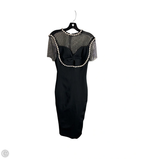 Dress Casual Midi By Clothes Mentor In Black, Size: S