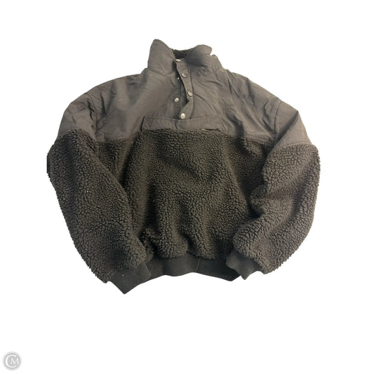 Jacket Fleece By Missguided In Black, Size: 10