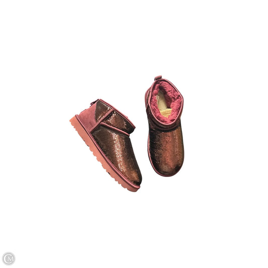 Boots Designer By Ugg In Maroon, Size: 10