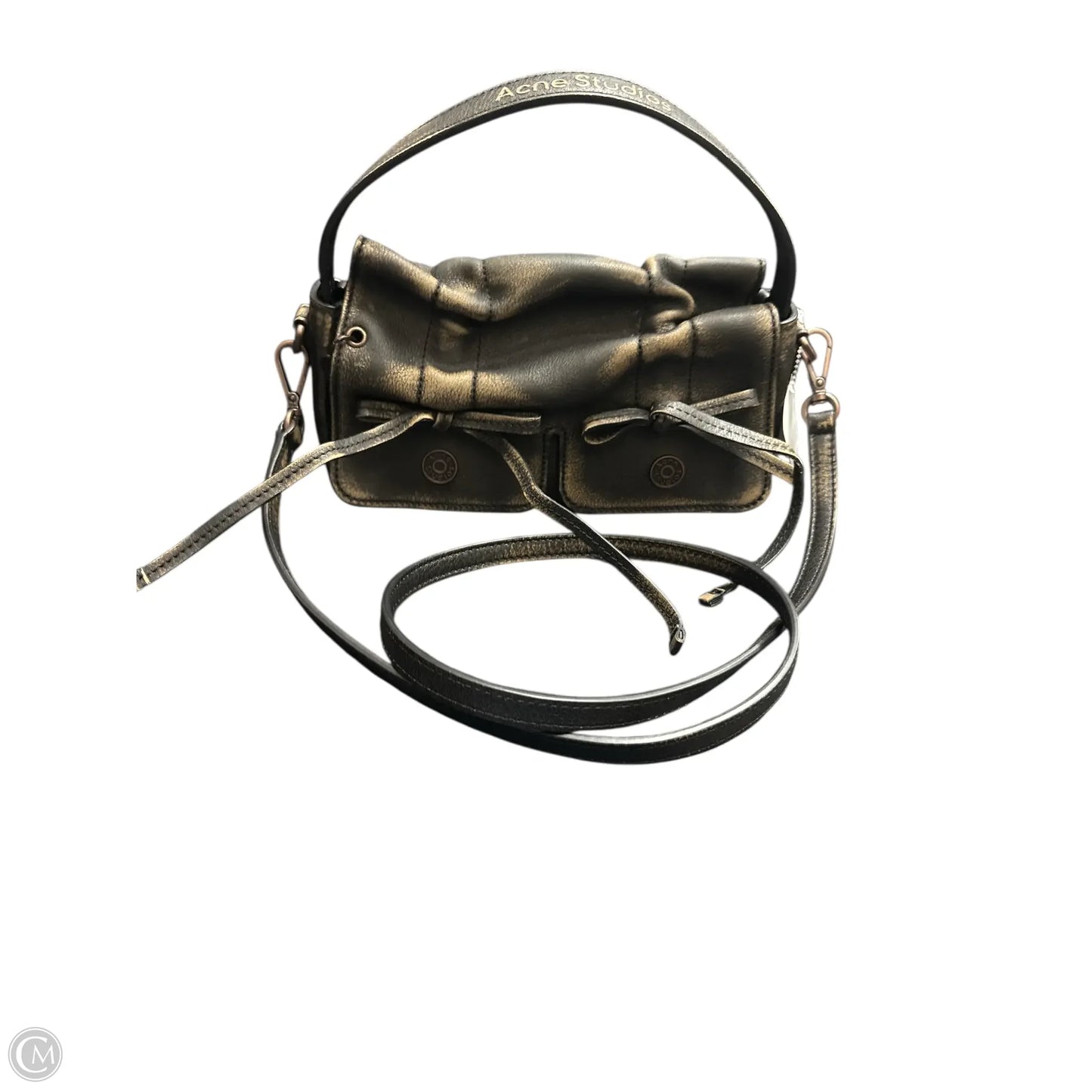 Handbag Leather By Clothes Mentor, Size: Small