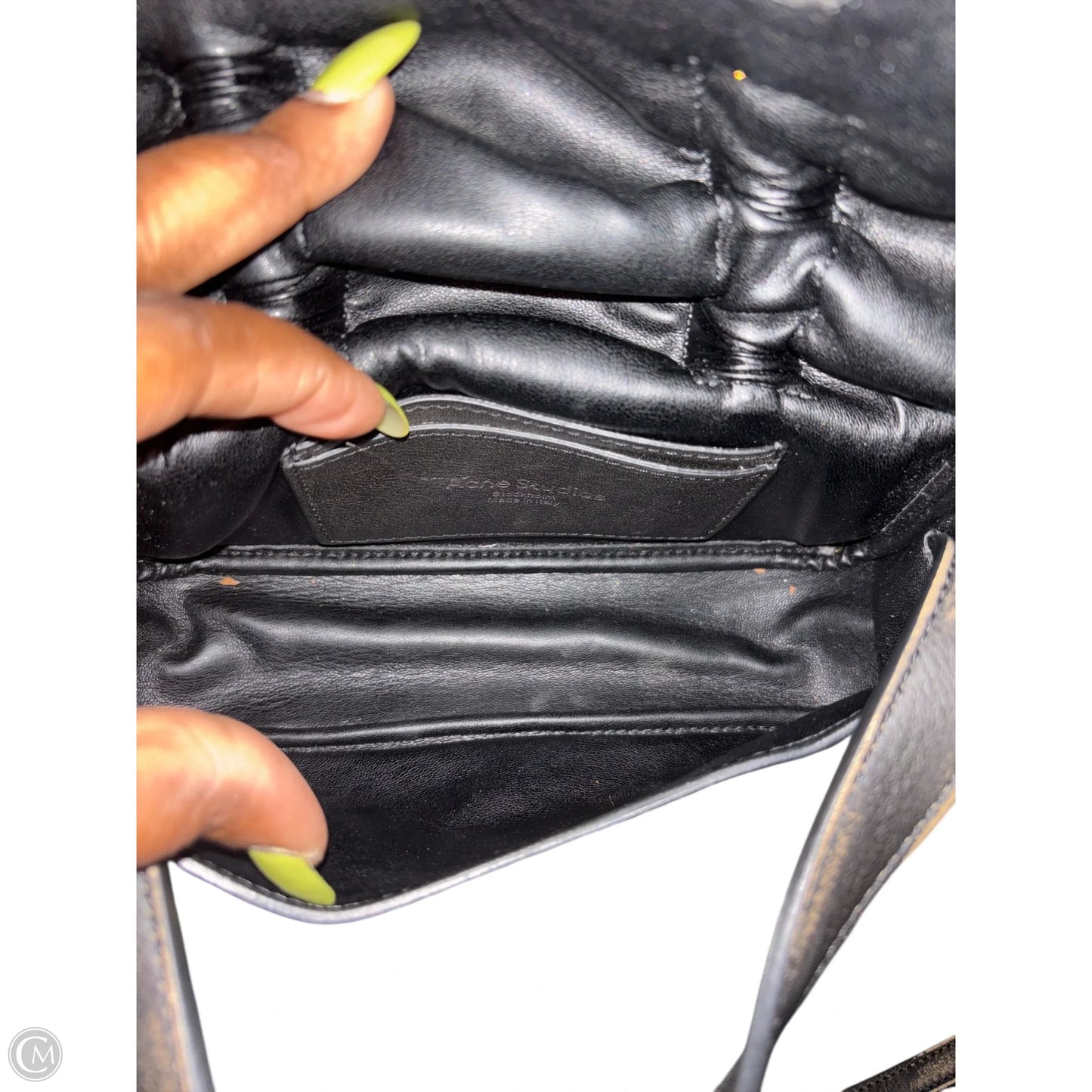 Handbag Leather By Clothes Mentor, Size: Small