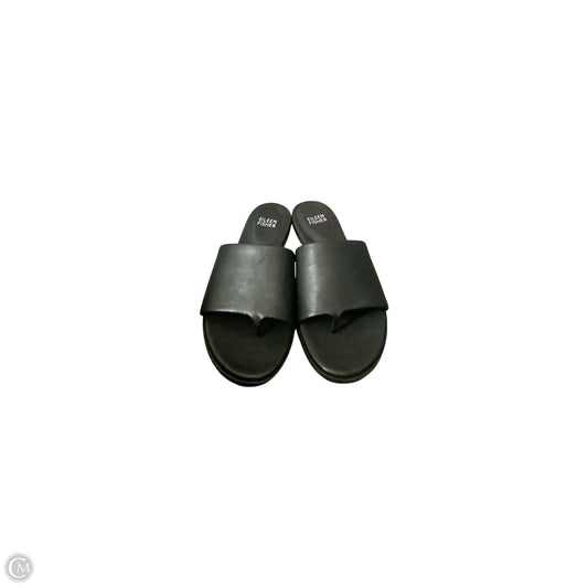 Sandals Flats By Eileen Fisher In Black, Size: 6