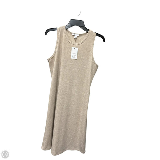 Dress Casual Midi By Nine West In Tan, Size: L