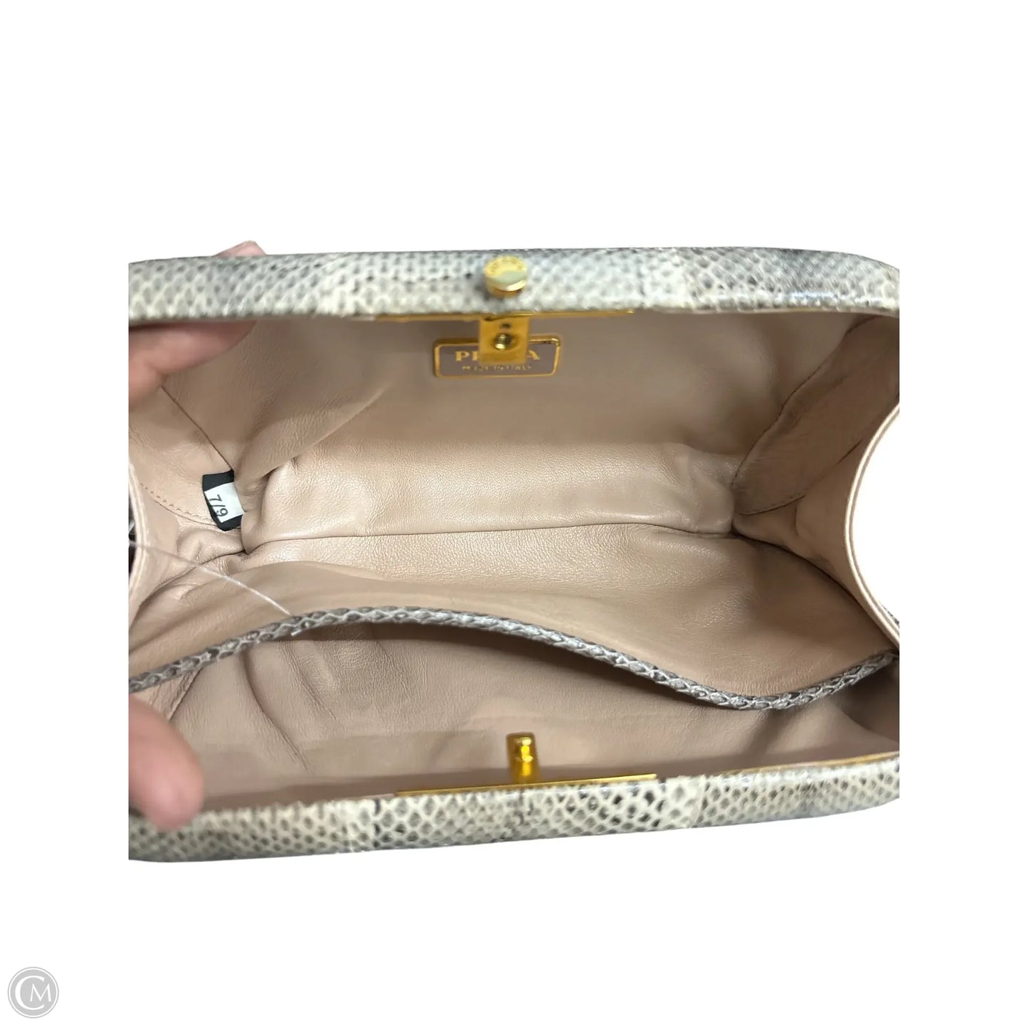 Clutch Luxury Designer By Prada, Size: Small