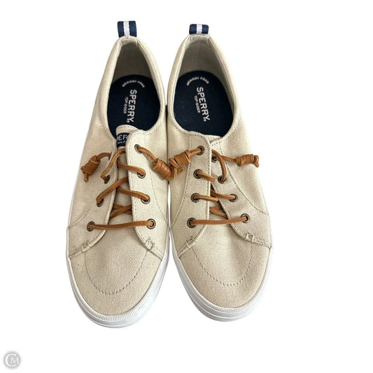 Shoes Sneakers By Sperry In Tan, Size: 10