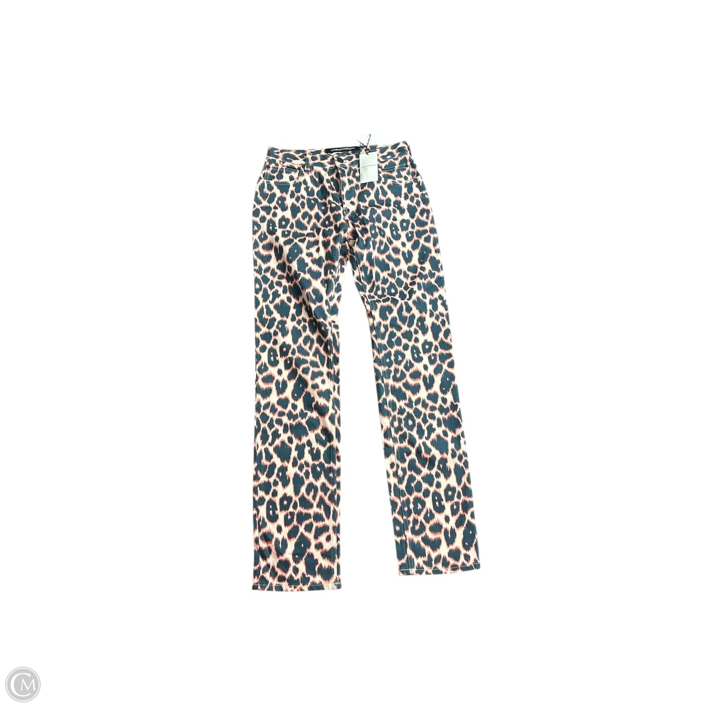 Jeans Skinny By Calvin Klein In Animal Print, Size: 8