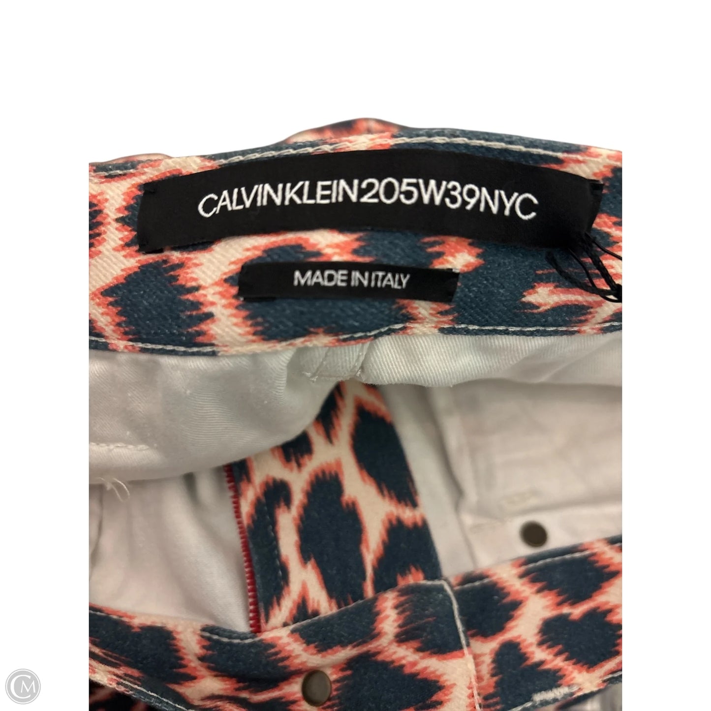 Jeans Skinny By Calvin Klein In Animal Print, Size: 8