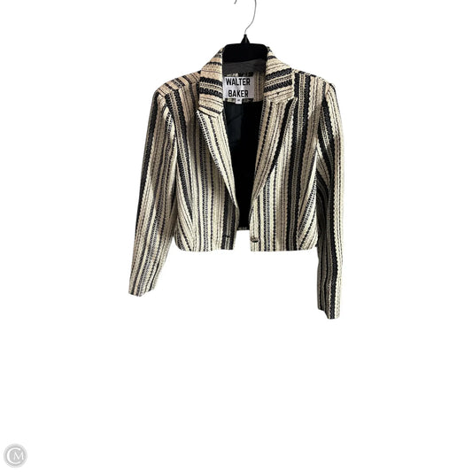 Blazer By Walter Baker In Black & Gold, Size: M