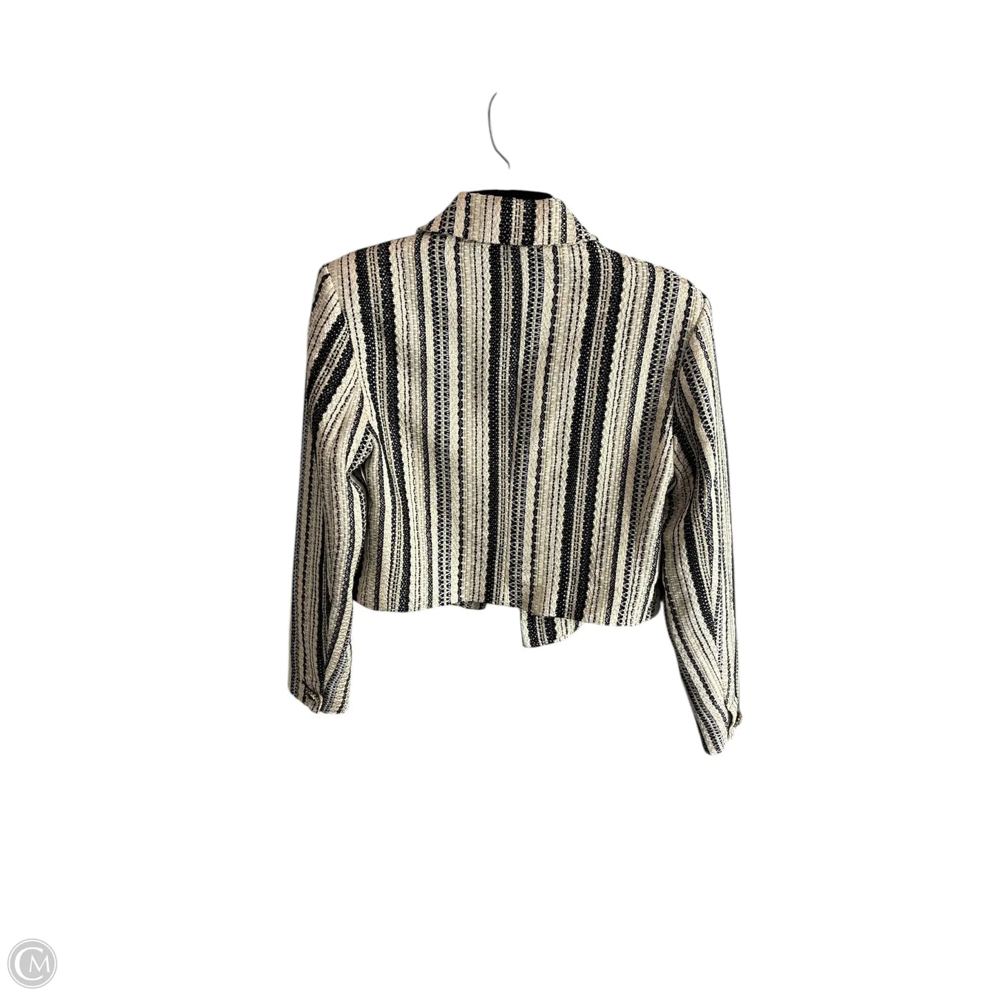 Blazer By Walter Baker In Black & Gold, Size: M
