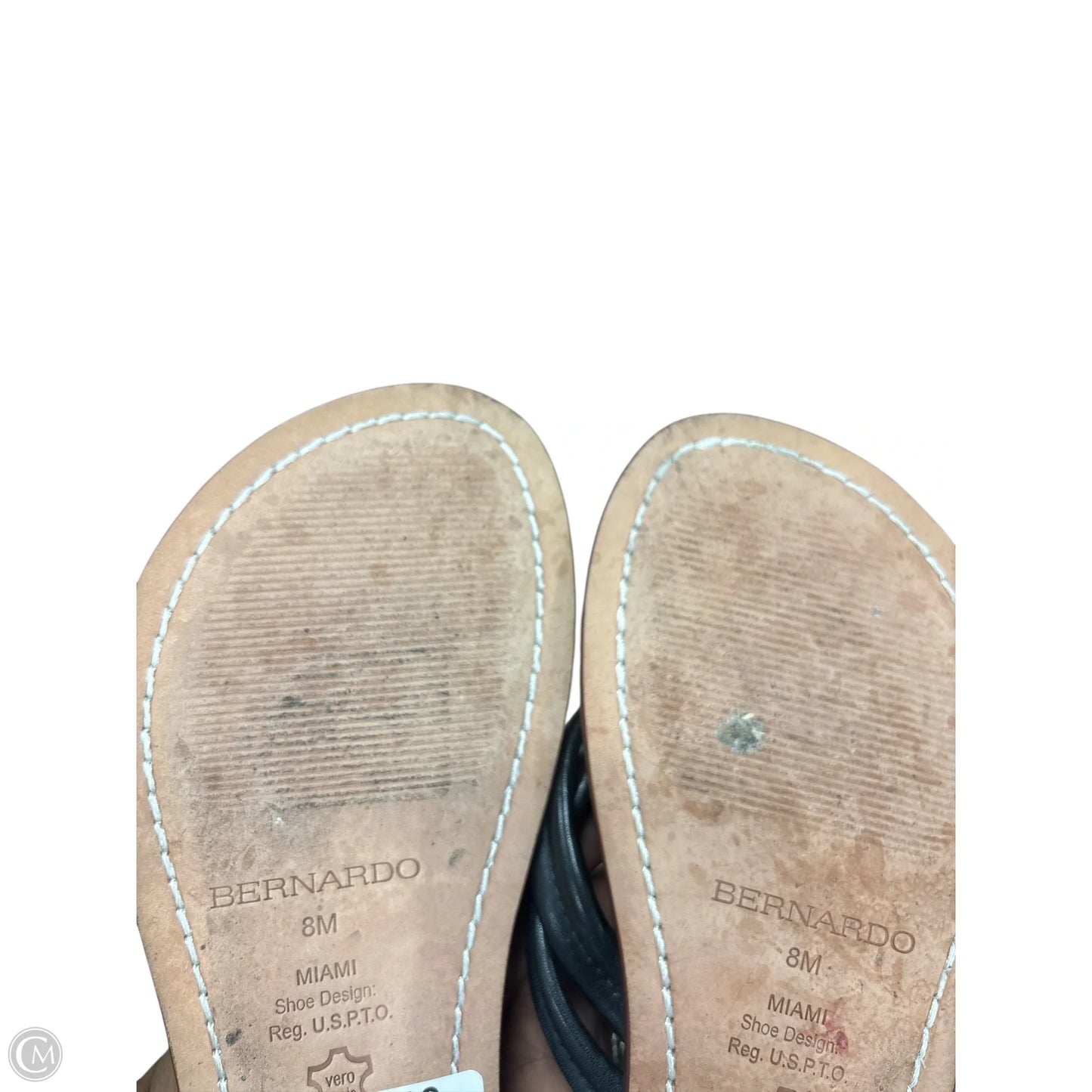 Sandals Flats By Bernardo In Black, Size: 8