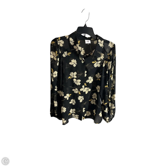 Top Long Sleeve Basic By Cabi In Black, Size: S