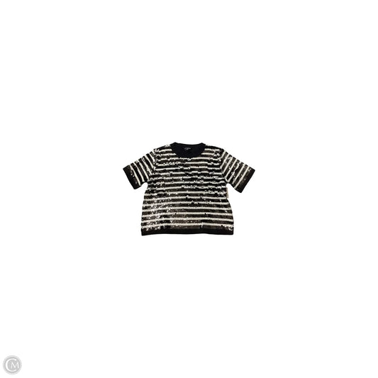 Top Short Sleeve Basic By J. Crew In Striped Pattern, Size: Xs