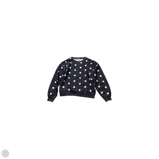 Top Long Sleeve Basic By Loft In Polkadot Pattern, Size: S