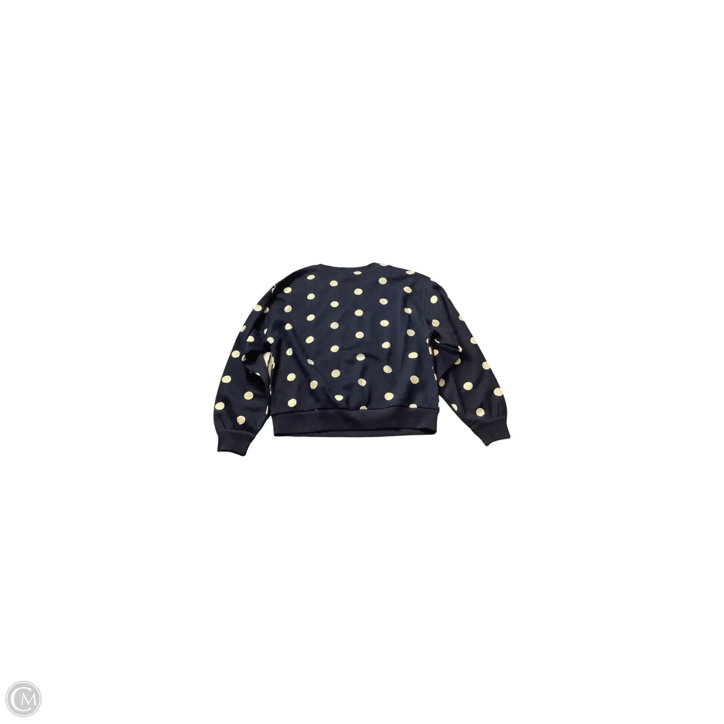 Top Long Sleeve Basic By Loft In Polkadot Pattern, Size: S