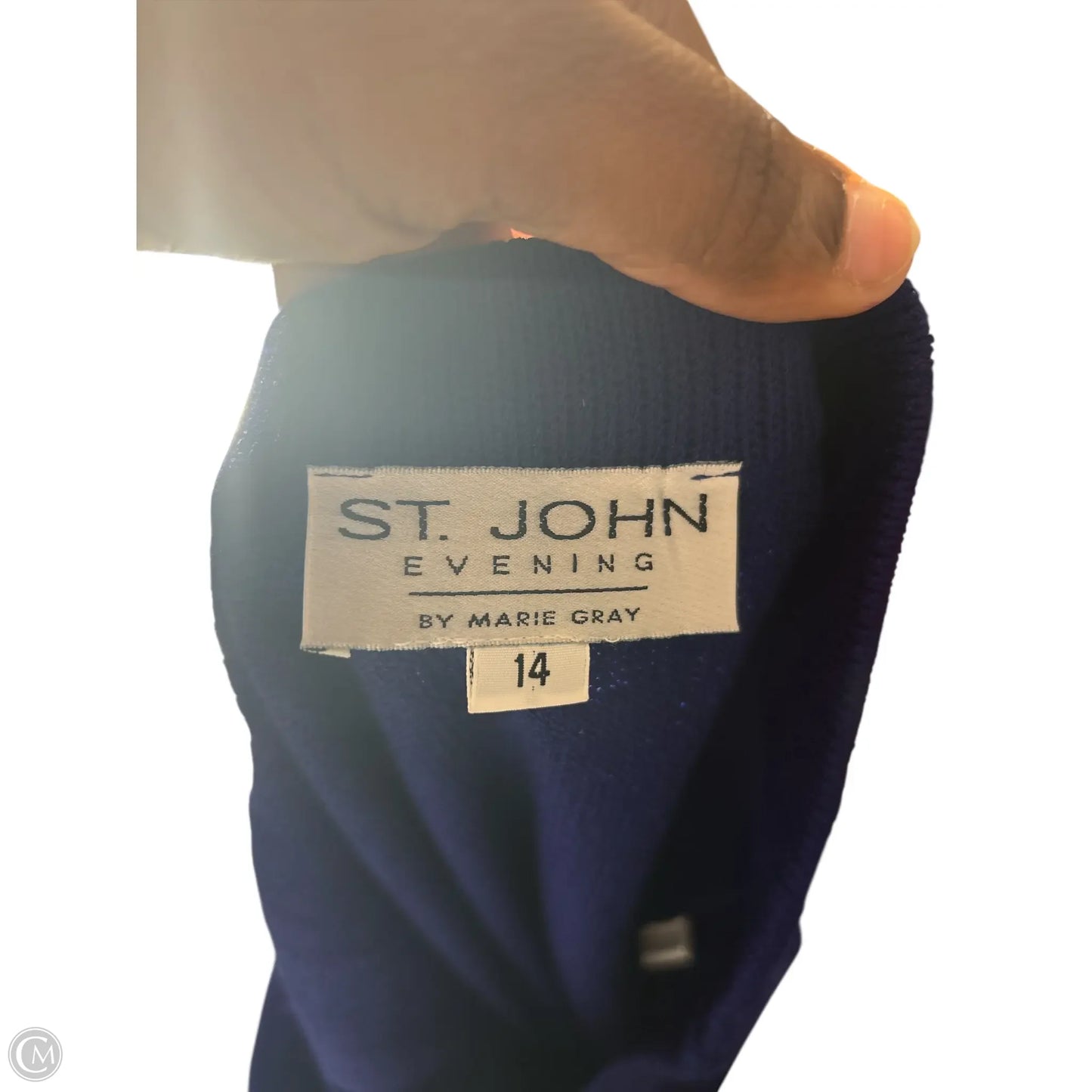 Skirt Luxury Designer By St John Collection In Blue, Size: 14