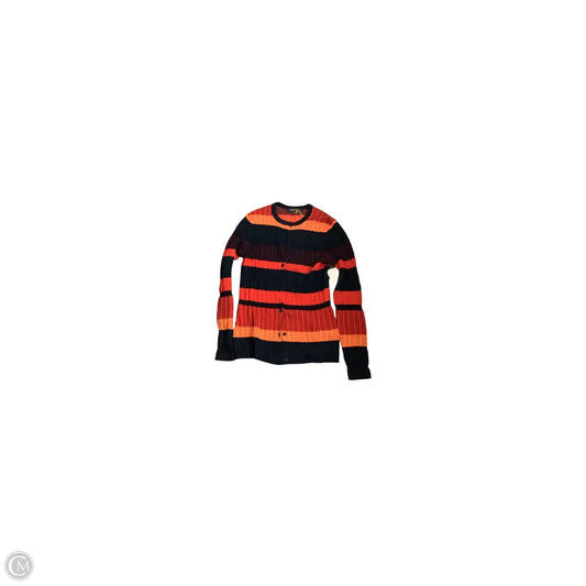 Cardigan By Brooks Brothers In Blue & Red, Size: S