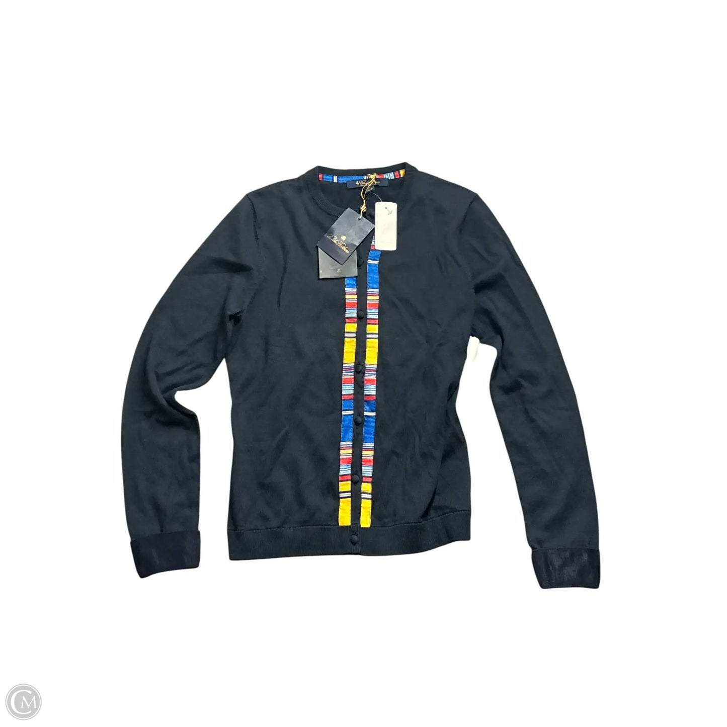 Cardigan By Brooks Brothers In Navy, Size: S