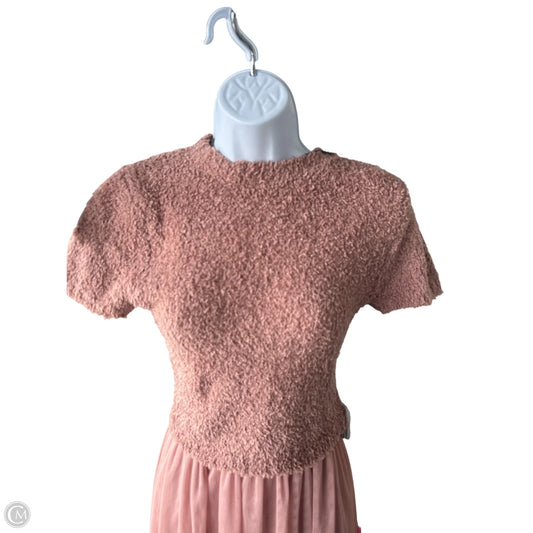 Top Short Sleeve Basic By Skims In Peach, Size: S