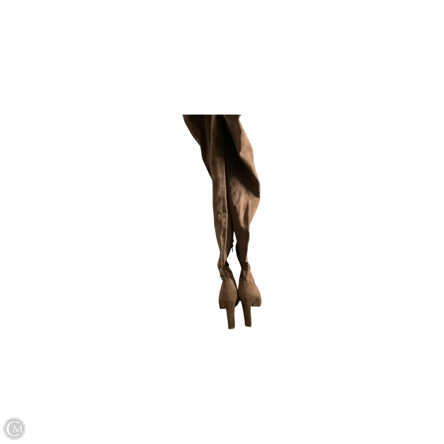 Boots Over-the-knee Heels By Fashion Nova In Brown, Size: 10
