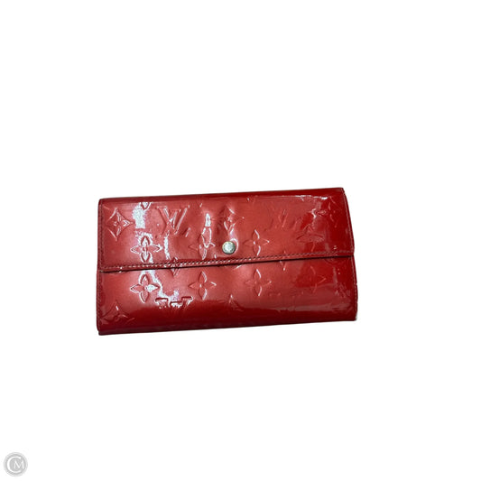 Wallet Luxury Designer By Louis Vuitton, Size: Large