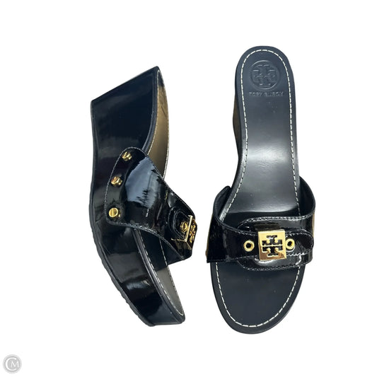Sandals Designer By Tory Burch In Black, Size: 9.5
