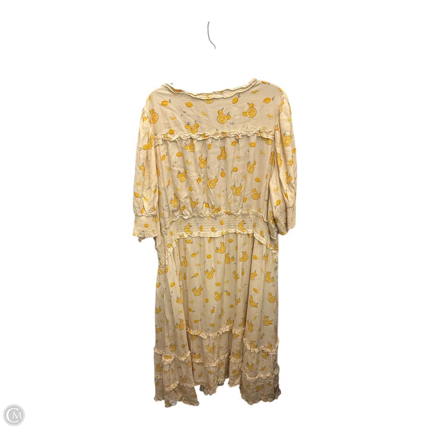 Dress Casual Midi By Disney Store In Yellow, Size: 3x
