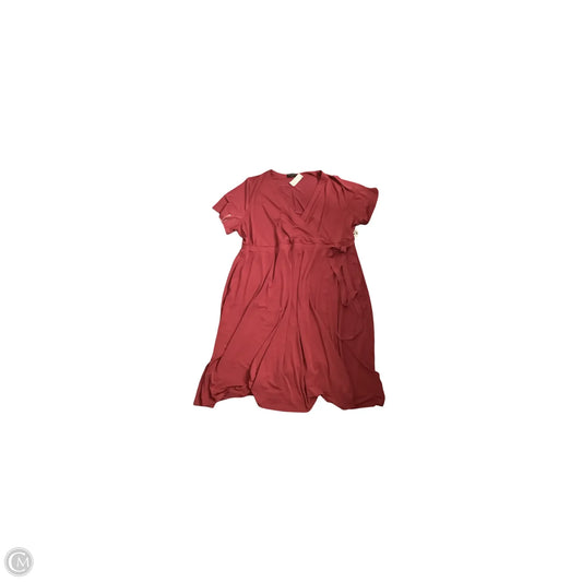 Dress Casual Midi By Lane Bryant In Red, Size: 3x