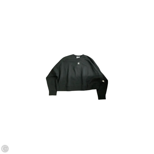 Sweatshirt Crewneck By Adidas In Black, Size: 3x