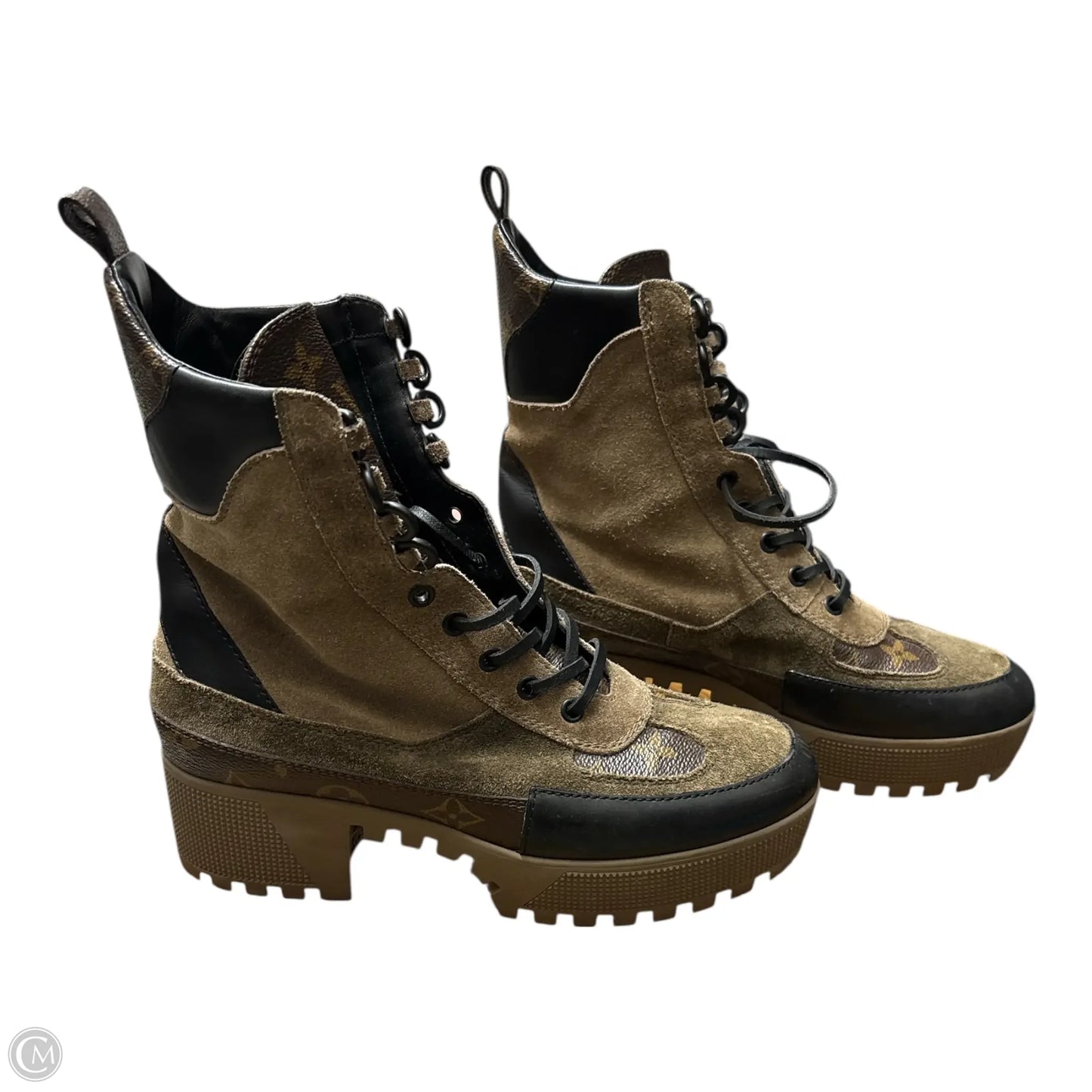 Boots Luxury Designer By Louis Vuitton In Brown