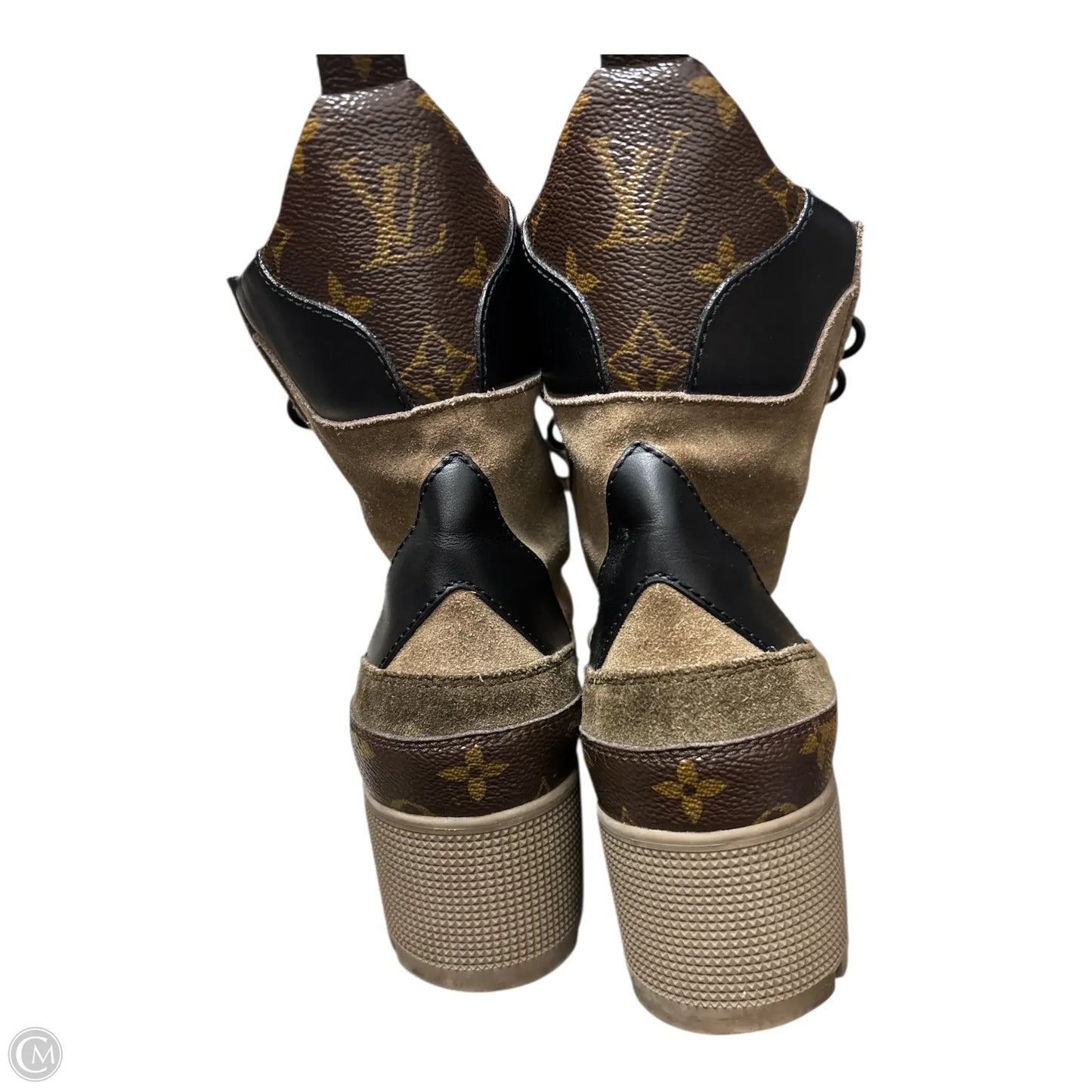 Boots Luxury Designer By Louis Vuitton In Brown
