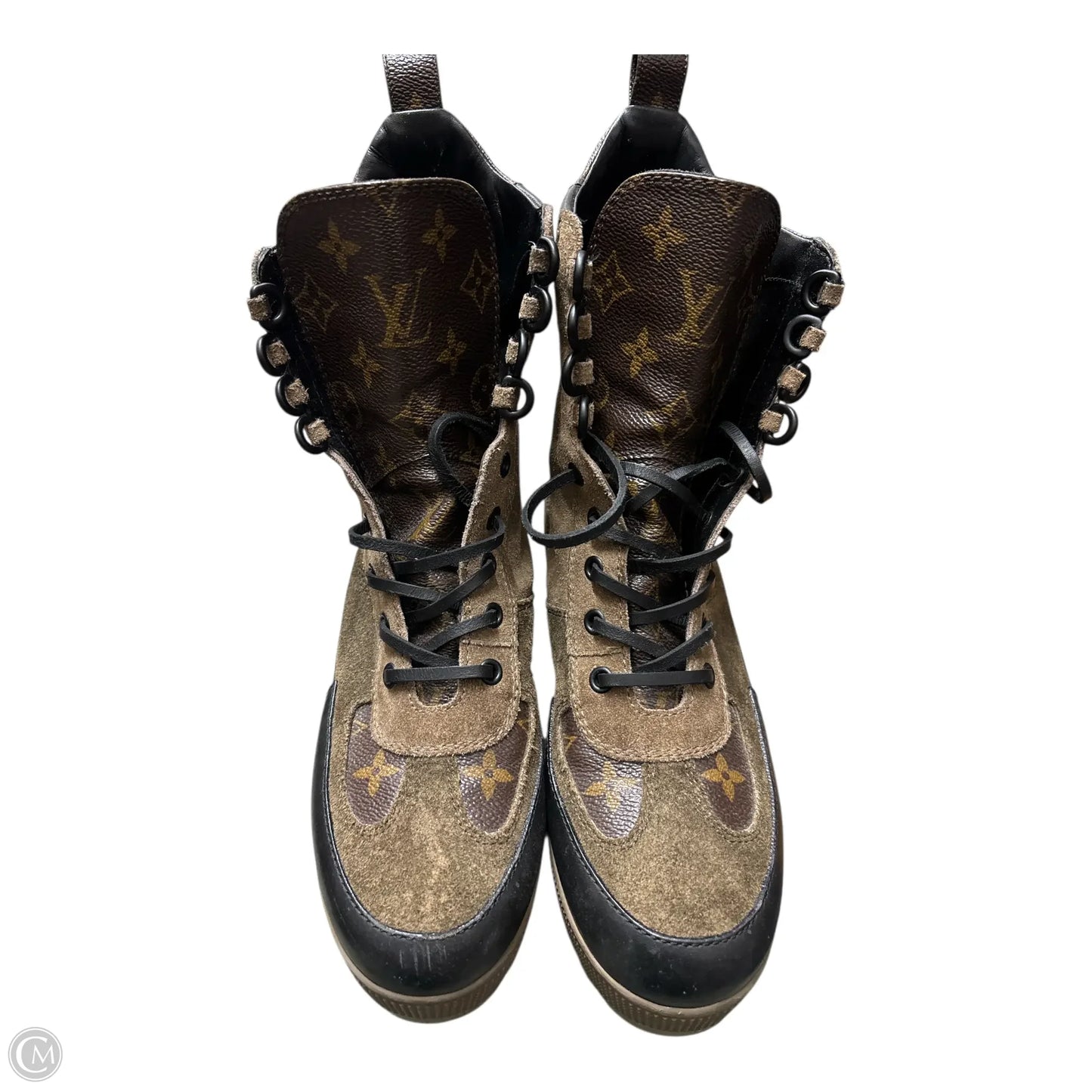 Boots Luxury Designer By Louis Vuitton In Brown