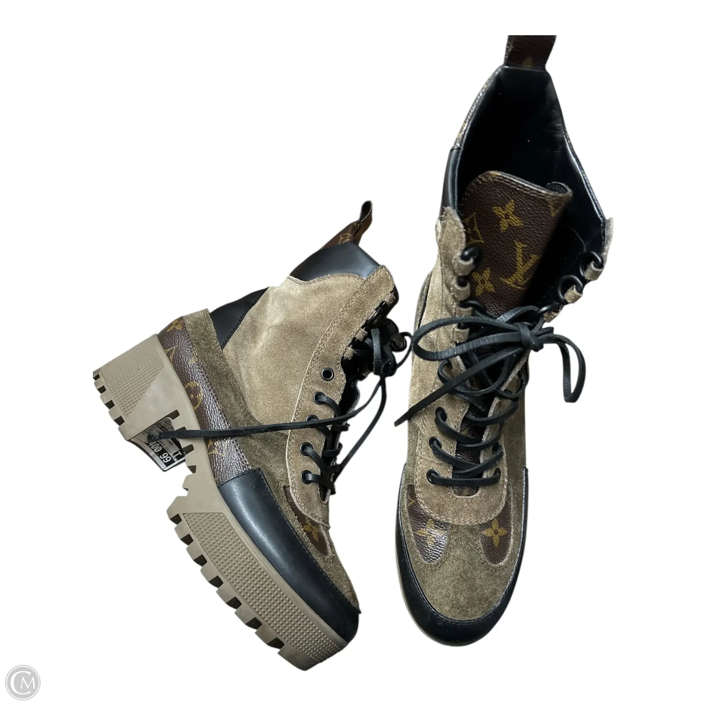 Boots Luxury Designer By Louis Vuitton In Brown