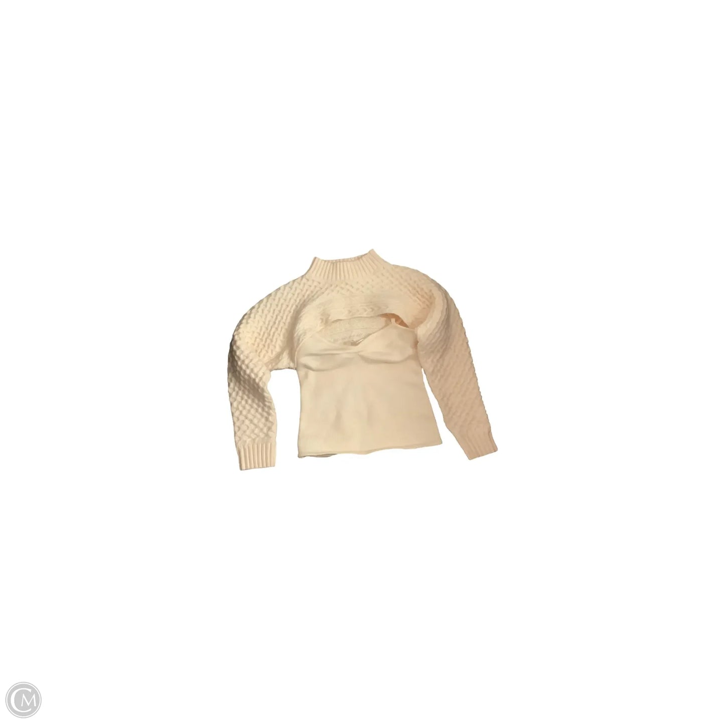 Sweater 2pc By Astr In Cream, Size: M
