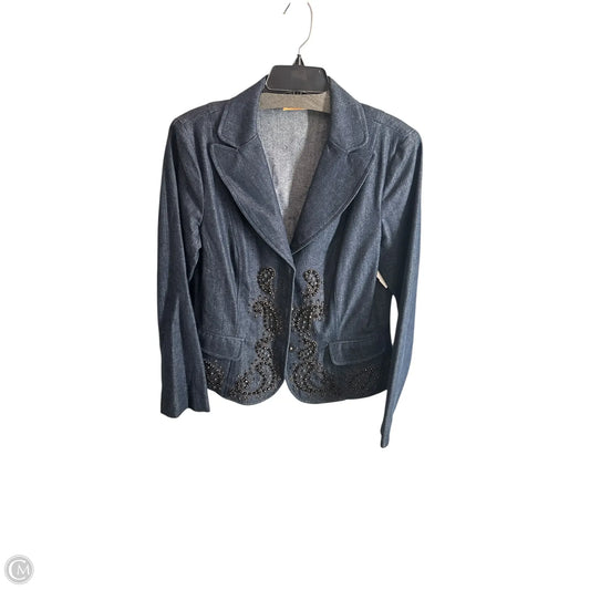 Blazer By Dana Buchman In Blue, Size: 12