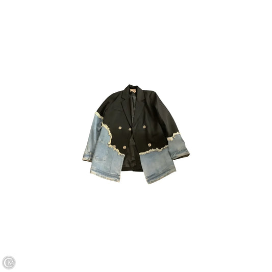 Blazer By Clothes Mentor In Black, Size: L