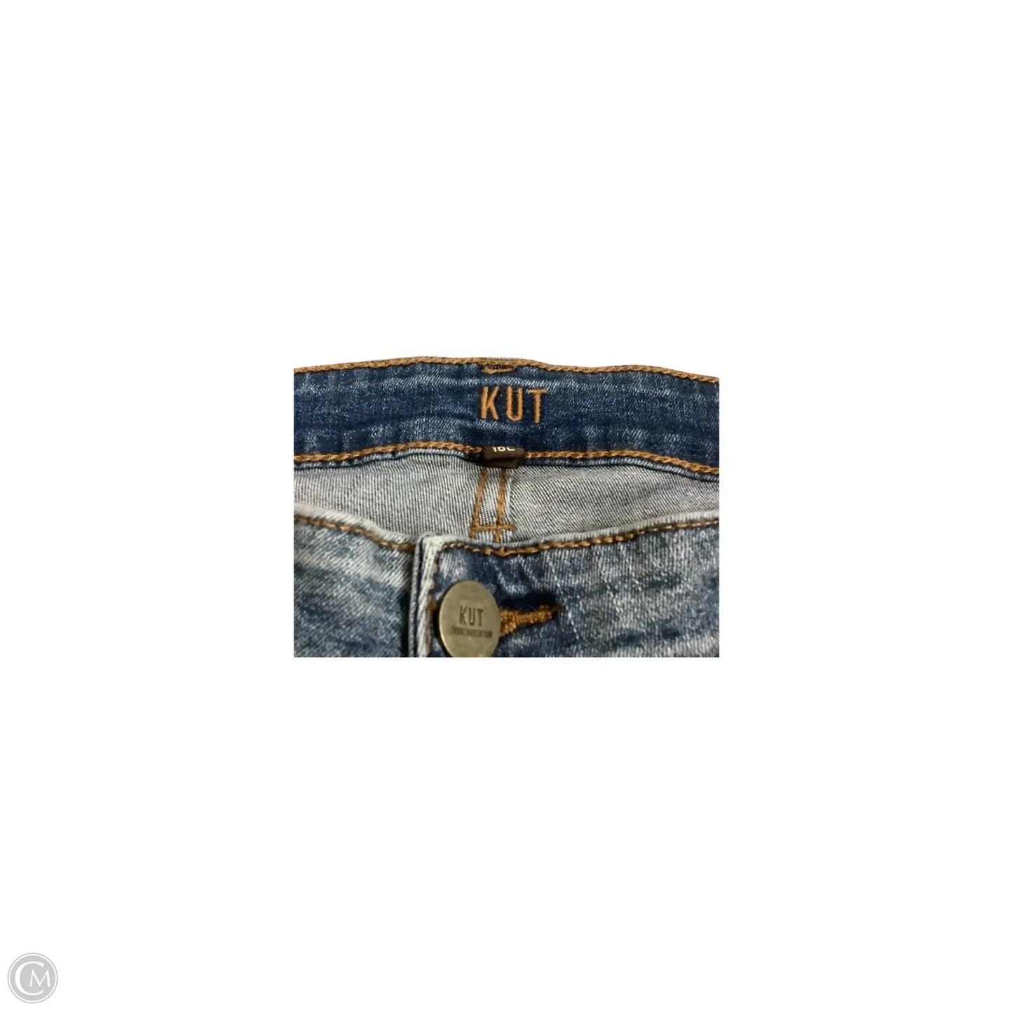 Jeans Skinny By Kut In Blue, Size: 16l