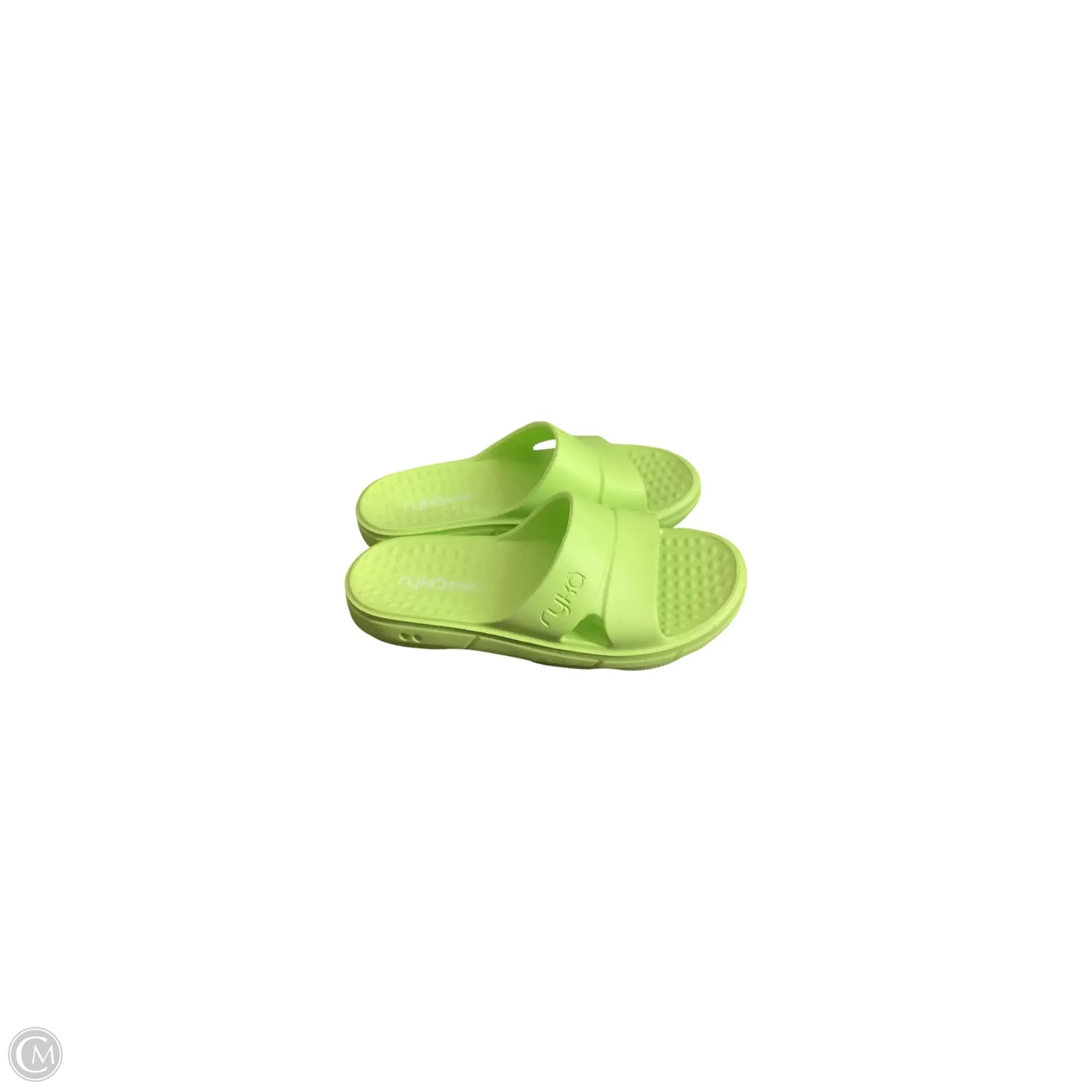 Sandals Flats By Ryka In Green, Size: 8