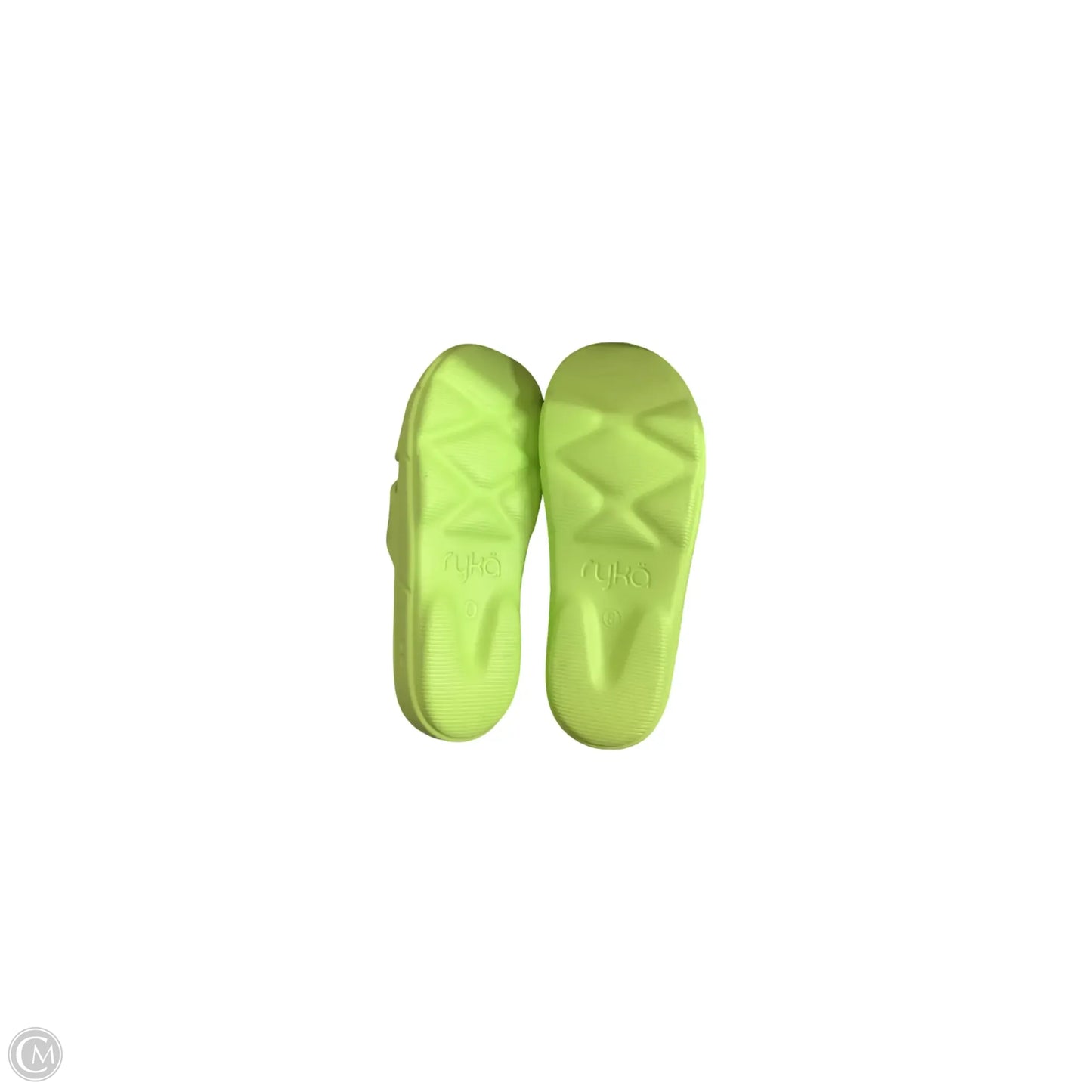 Sandals Flats By Ryka In Green, Size: 8