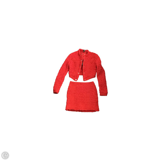 Skirt Set 2pc By Fashion Nova In Red, Size: M