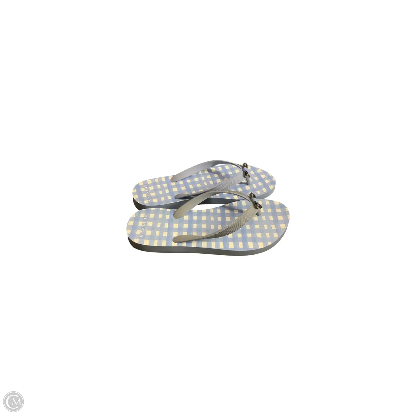 Sandals Designer By Coach In Blue, Size: 7