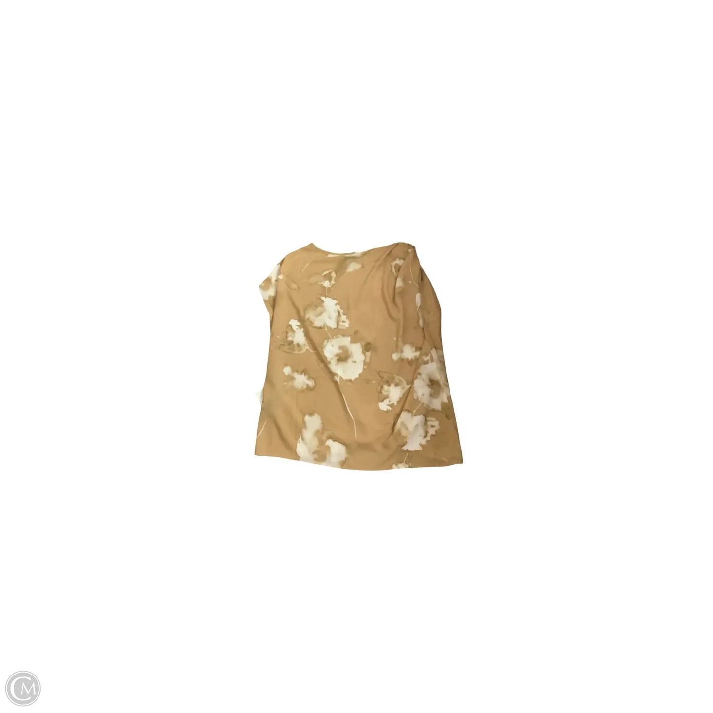 Top Sleeveless Basic By Donna Karan In Gold, Size: Xl